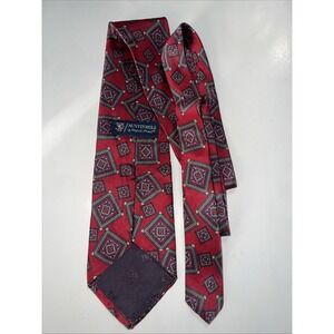 Austin Reed Designer Silk Neck Toe Red Regent Street